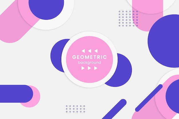 Fondo de formas geométricas planas