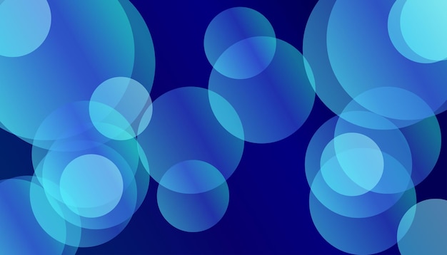 Fondo con formas geométricas en tonos azules