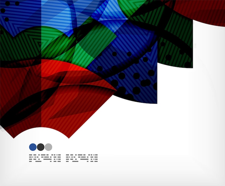 Vector fondo de formas geométricas