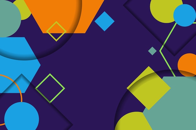 Fondo con formas geométricas