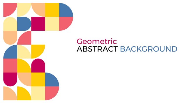 Fondo con formas geométricas