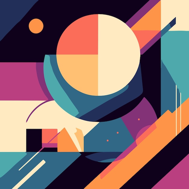 fondo con formas llamativas y geométricas
