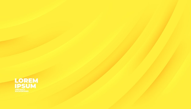 Fondo de formas modernas amarillo abstracto para banner