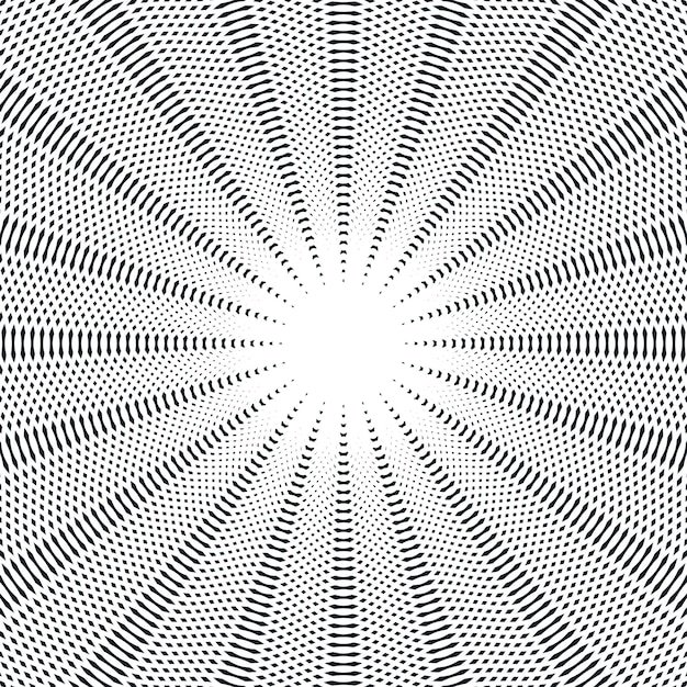 Fondo forrado abstracto, estilo de ilusión óptica. Líneas caóticas que crean patrones geométricos con efectos visuales.
