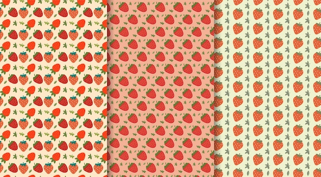 Fondo de fruta de fresa