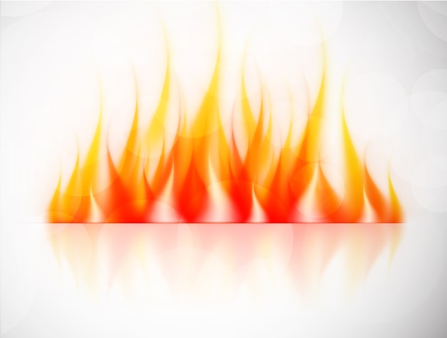 Fondo con fuego. Ilustración abstracta