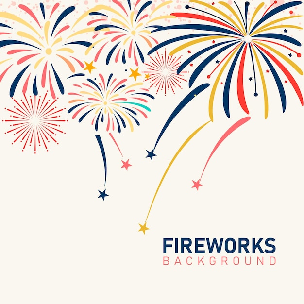 Fondo de fuegos artificiales