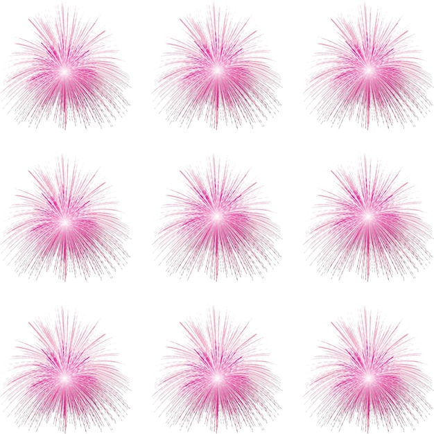 Vector fondo de fuegos artificiales