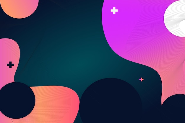 fondo funky para plantilla de banner de ventas