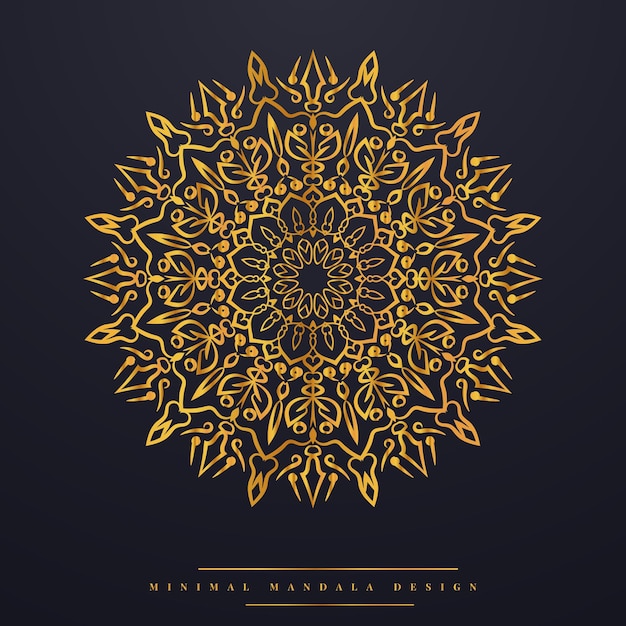 Fondo de fusión de mandala arabesco exquisito