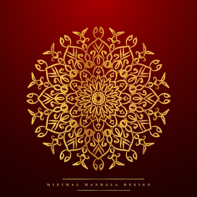 Fondo de fusión de mandala arabesco exquisito