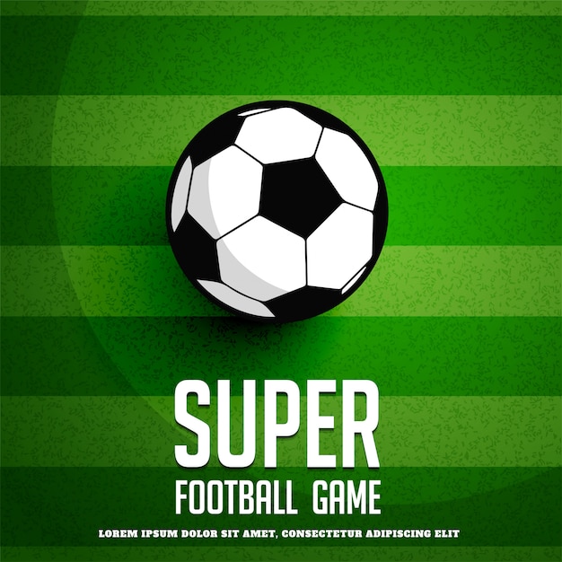 Fondo de fútbol con hierba verde