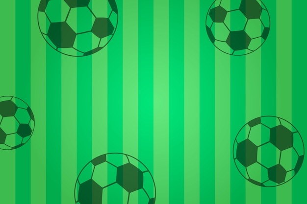 Vector fondo de fútbol o fútbol. ilustración vectorial