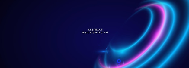 Fondo futurista abstracto con línea brillante