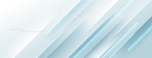 fondo futurista blanco con rayas diagonales y luz azul
