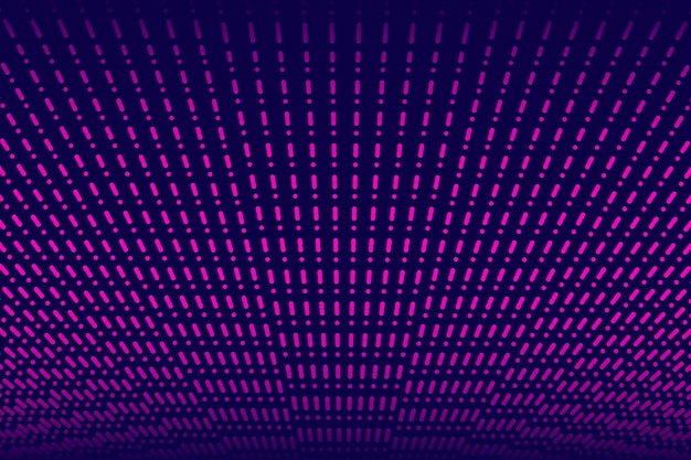 Fondo futurista en estilo retro Paisaje de cuadrícula digital de los años 80 Fondo vectorial para fiesta