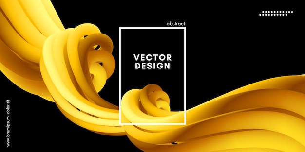 Fondo futurista fluido con forma de fluido de onda colorida