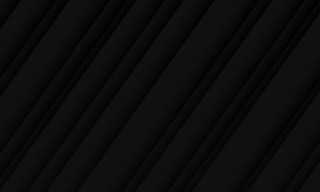 Fondo futurista de lujo moderno de diseño de patrón de línea de sombra oscura negra abstracta.