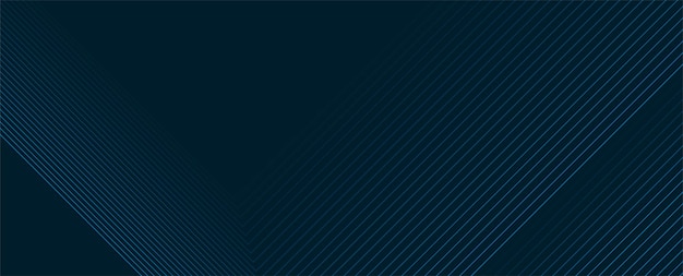 Fondo futurista de tecnología de líneas azul oscuro