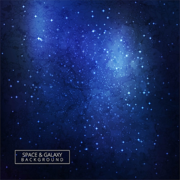 Vector fondo de galaxia cósmica realista abstracto