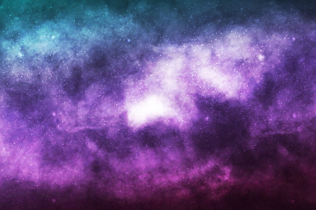 Vector fondo de galaxia cósmica realista. concepto de espacio, nebulosa y cosmos.