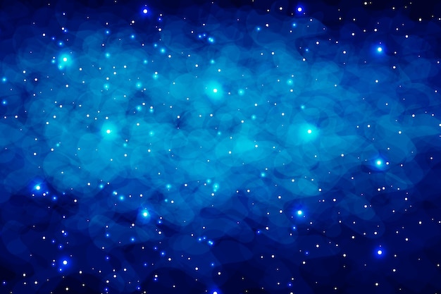 Fondo de galaxia espacial con forma abstracta y estrellas