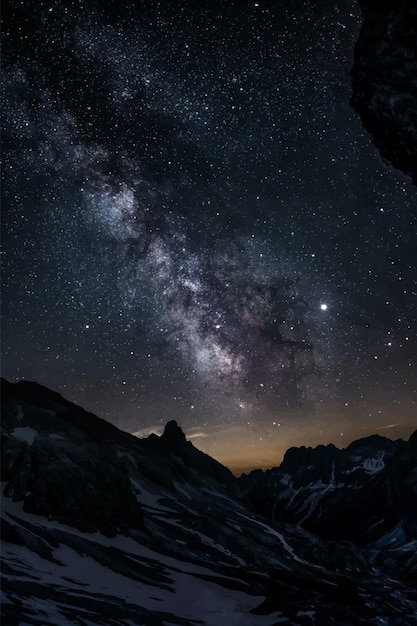 Fondo de galaxia espacial realista