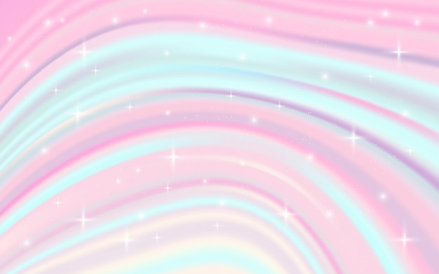 Fondo de galaxia de fantasía con colores pastel