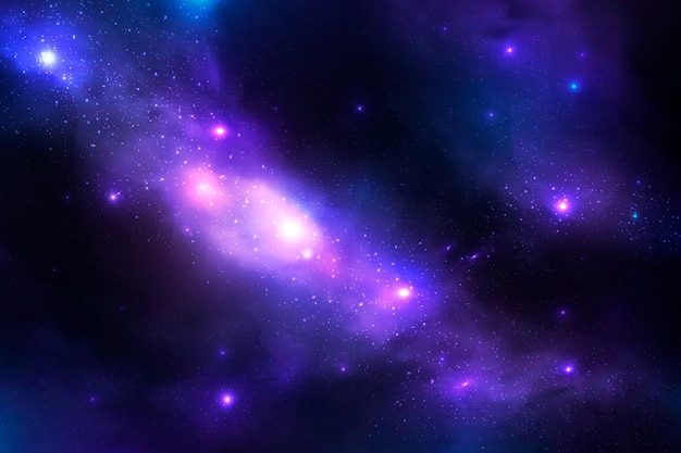 Fondo de galaxia realista