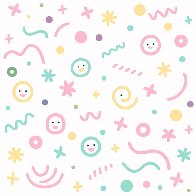 fondo garabateado colorido diseño minimalista