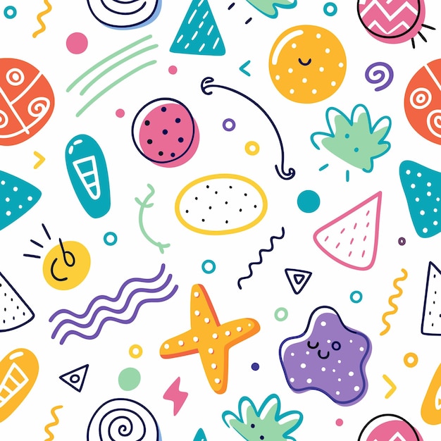 fondo garabateado colorido diseño minimalista