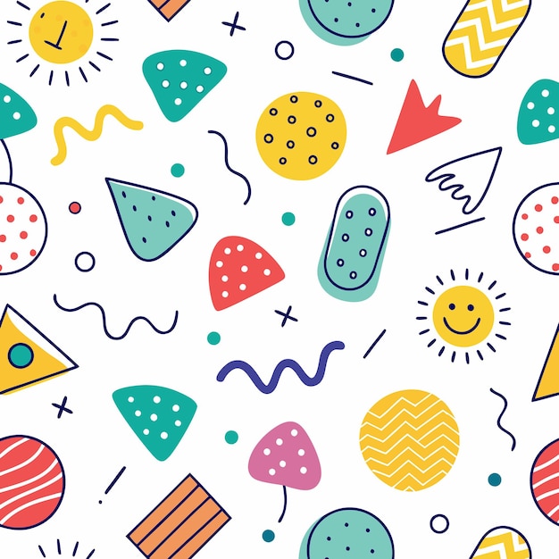 fondo garabateado colorido diseño minimalista