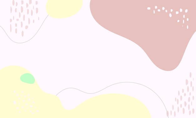 Fondo de garabato abstracto de diseño plano dibujado a mano