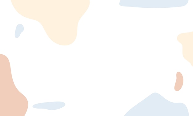 Fondo de garabato abstracto de diseño plano dibujado a mano