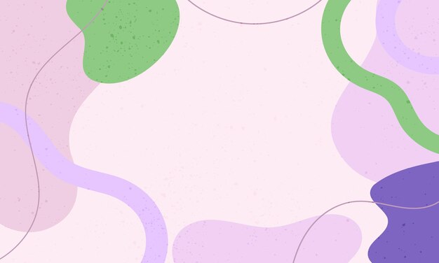 Fondo de garabato abstracto de diseño plano dibujado a mano