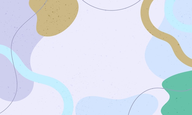 Fondo de garabato abstracto de diseño plano dibujado a mano
