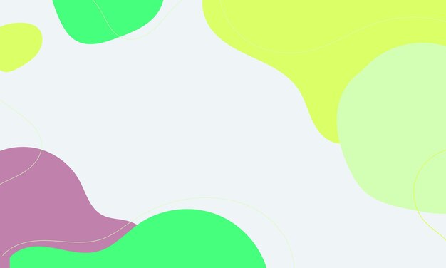 Fondo de garabato abstracto de diseño plano dibujado a mano