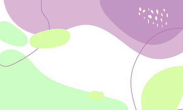 Fondo de garabato abstracto de diseño plano dibujado a mano