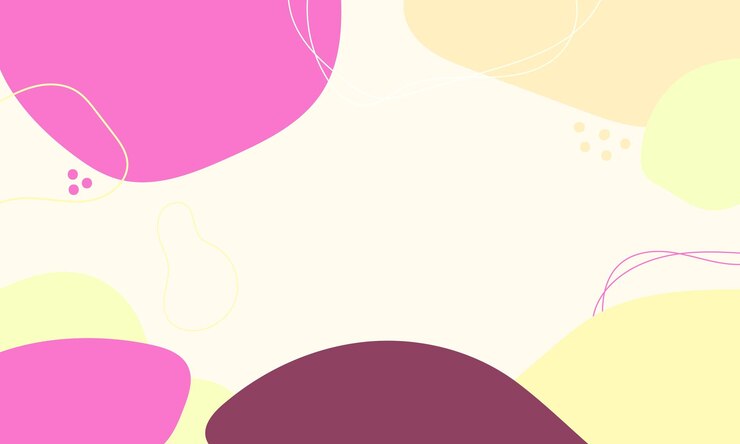Vector fondo de garabato abstracto de diseño plano dibujado a mano