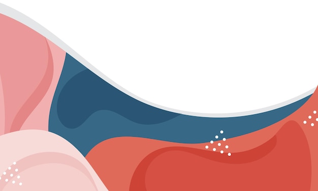 Fondo de garabato abstracto de diseño plano dibujado a mano
