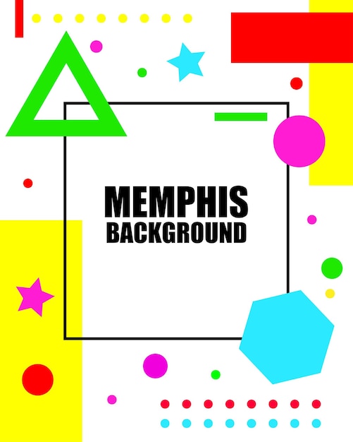 Fondo de geometría abstracta con elemento de diseño de Memphis. papel tapiz moderno para presentación.