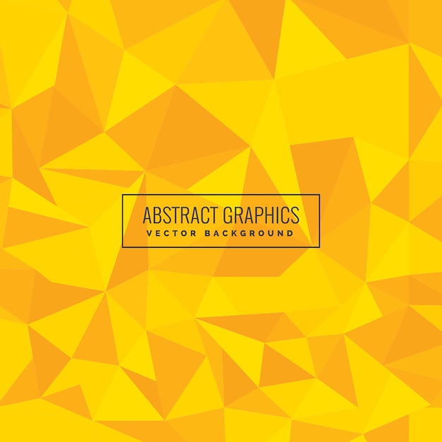 Fondo de geometría amarilla