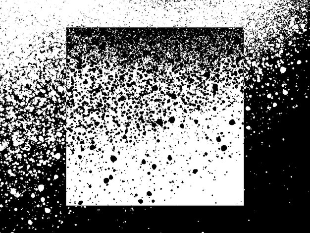 Fondo de geometría de medio tono negro y blanco Fondo de arte pop abstracto