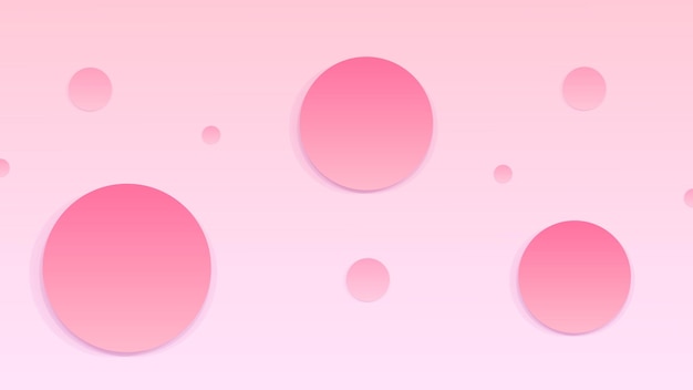 Fondo geométrico 3D luz rojo oscuro círculo rosa objeto brillo moderno gradiente abstracto simple