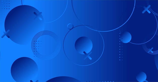 Fondo geométrico abstract colorido Elementos azules con gradiente