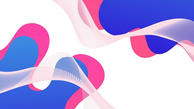 Fondo geométrico abstractamente colorido Diseño de fondo de color líquido