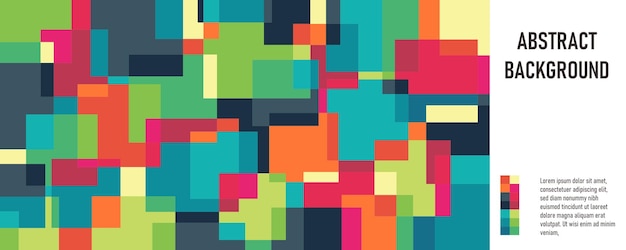Fondo geométrico abstractamente colorido