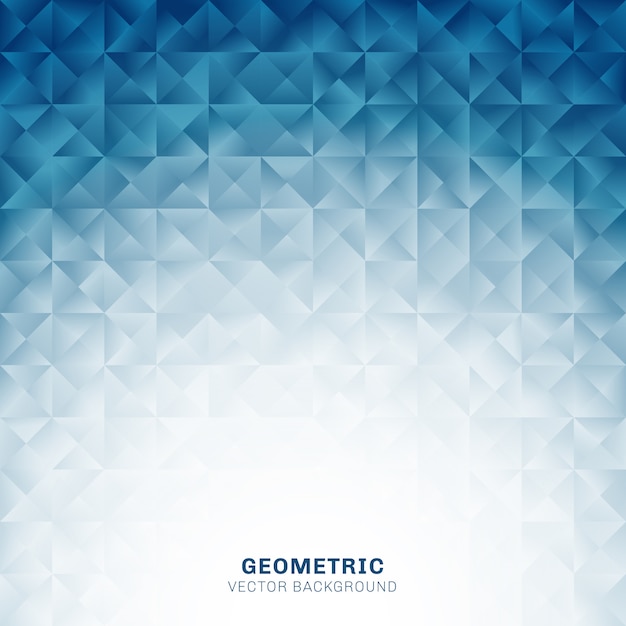 Fondo geométrico abstracto del azul del modelo de los triángulos