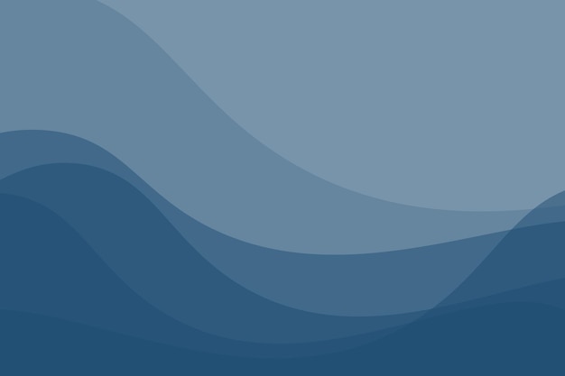 Fondo geométrico abstracto azul con ondas azules