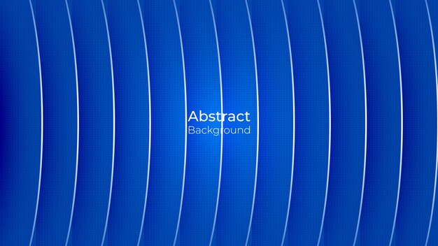 Fondo geométrico abstracto azul con vector de línea brillante